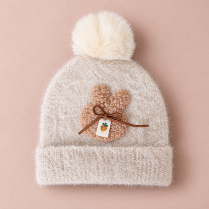 Bunny Charm Baby Woolen Cap