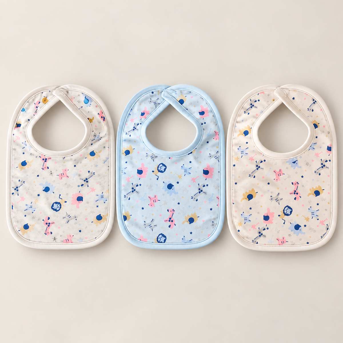 Little Safari Bibs – Pack of 3