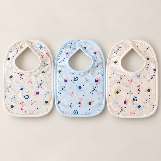 Little Safari Bibs – Pack of 3