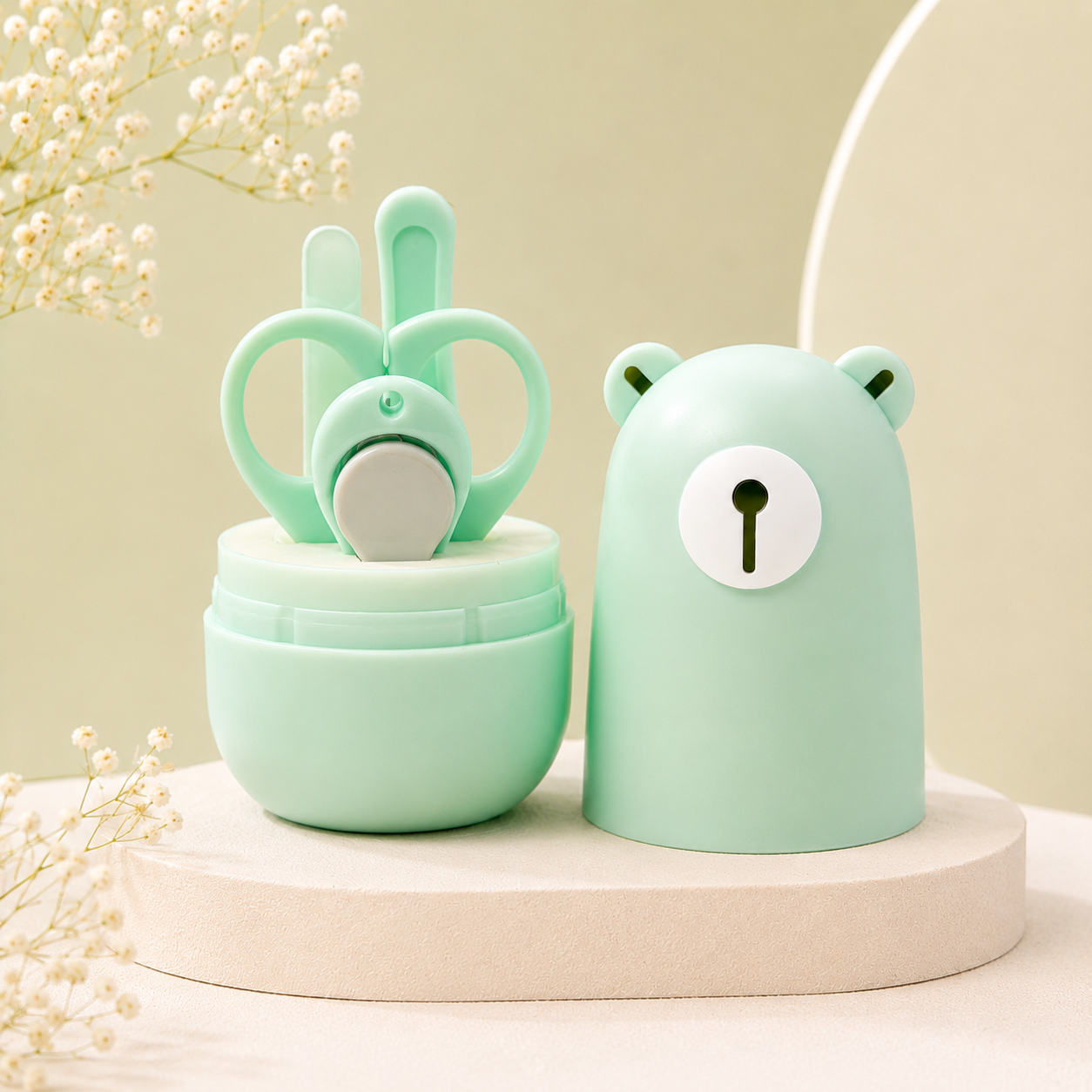 Bear-Inspired Baby Grooming & Care Kit