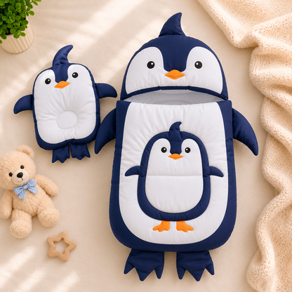 Polar Penguin Baby Carry Nest with Pillow